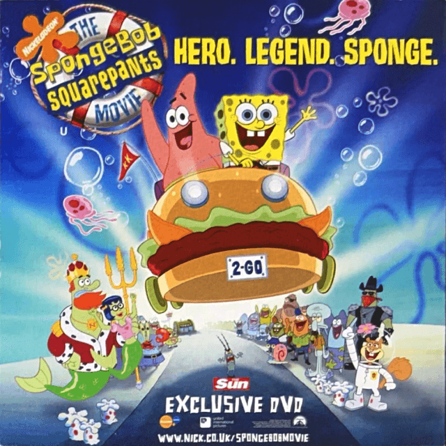 The SpongeBob SquarePants Movie: The Sun Exclusive DVD